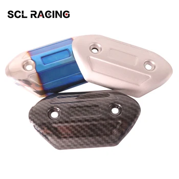 SCL Racing Нов Универсален Мотор От Неръждаема Стомана, Ауспуси Изпускателна система, на Съединителната Тръба, Средно Тръба, Защита За Краката, Теплозащитный Прах, Защита на