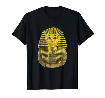 В продажба Новата модерна лятна тениска King Pharaoh Tutankhamun Египет Тутанкамон Egyptian Gift Tee