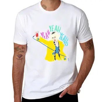 Тениска Karen O Yeah Yeah Yeahs, графични тениски, графична тениска, мъжки ризи с дълъг ръкав