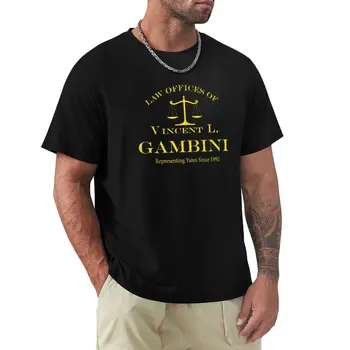 Law Offices of L. Vincent Gambini - реколта тениска с логото на дрехи в стил хипи, ризи с котки, эстетичная дрехи, прилепнали тениски за мъже