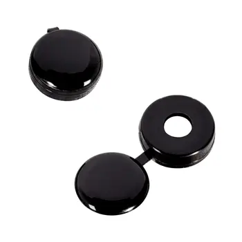 майната-надолу капачката, за миене за чаши, флип-надолу капачката черен цвят (опаковка от 50 броя)