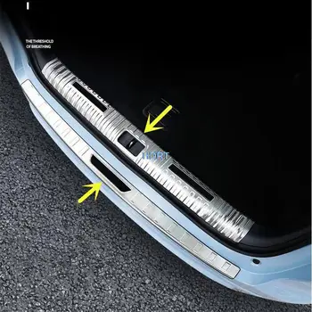 Автомобилен Стайлинг, Тампон на задния панел, стикер на рамка, тампон върху бронята на багажника, защитна подплата за водещ на ideal LiXiang Li One 2020 + Аксесоари
