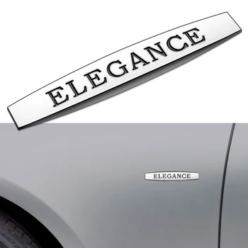 2 елемента Стикер с Емблемата на Elegance В Страничното Крило на Стикер За AMG на Mercedes Benz Elegance W212 W205 W207 W177 W168 W221 A B C E S Class
