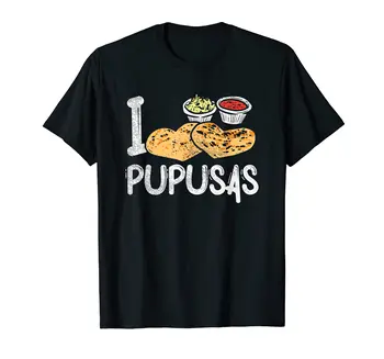 100% Памук, производител на Pupusas, любител на Pupusas, Сальвадор, тениска, за мъже, за жени, унисекс тениски, Размер S-6XL