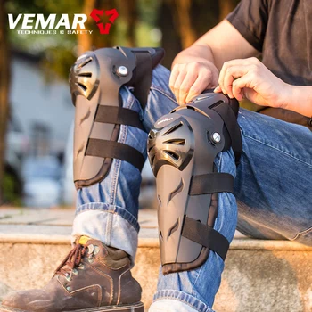 Vemar 4 бр. коленете, за мотокрос, подкрепа за защита на лакти, професионални мотоциклетни защитни коленете, наколенник за Мтб