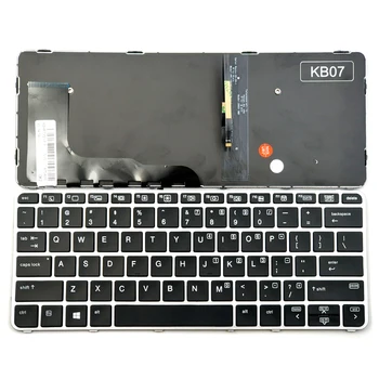 Новата Клавиатура за лаптоп HP EliteBook 725 G3 820 G3 820 G4 828 серия G3 G4 с подсветка, САЩ, Без Показалеца