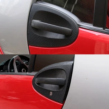 2 бр. Промяна на външността на колата Вратата се купа с карбоновым модел Защитен стикер за Mercedes Smart 451 Fortwo автоаксесоари за подреждане