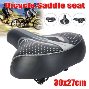Удобна Сверхширокая велосипедна възглавница за голям задник, възглавница за седалката электровелосипеда, 30x27 см, седло за електрически скутер, автоаксесоари