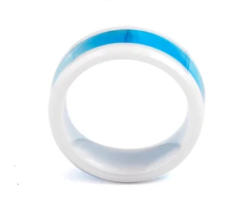 2022 търговия на Едро с прости бижута, керамично пръстен, европейски и американски модели, кристал от Swarovskis, модни бижута със сини черупки