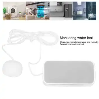 WiFi Сензор, изтичане на вода, водонепроницаемое смарт приложение, сигнали за Zigbee за пералня в мазето на дома си, цилиндър за гореща вода