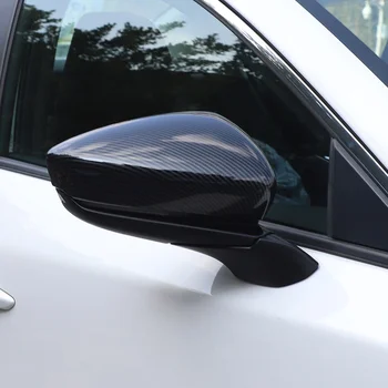 Декоративни покрития на автомобилни огледала за обратно виждане от ABS-пластмаса, за промяна на външността на Mazda3 Axela BP Аксесоари 2019 2020