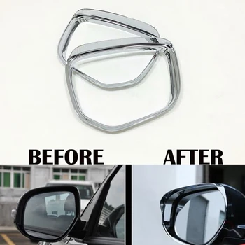 За Mitsubishi Eclipse Cross 2018 2019 ABS Хромирана пластмасова странична врата, огледало за обратно виждане, дъждобран, малка перука на темето за вежди, аксесоари
