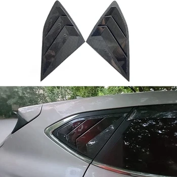 Щори на задния страничен прозорец, отдушник, лъжичка, завеси, Детайли облицовки, панели, Аксесоари за Hyundai Tucson 2016-2020 - ABS, изработени от въглеродни влакна