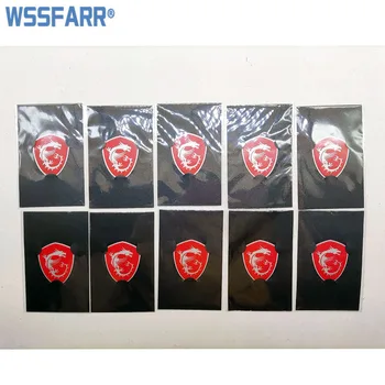 10 бр./лот, стикери с логото на червените, подходящи за MSI