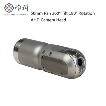 С функцията за видео и снимка 10-инчов монитор с въртене на 50 мм, водоустойчив, система за контрол на камера на тръби
