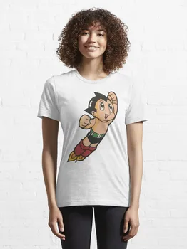 Ретро Астробой Аниме Шоу Робот Astro Boy Космическото Изкуството Детски Анимационен филм Manga2023 нови модни тениски с принтом дрехи за жени