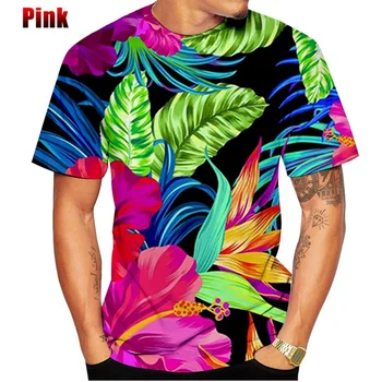 2023 Мъжки хавайска фланелка с къси ръкави, модна тениска унисекс с 3D изображение на дланта, тениска XS-5XL