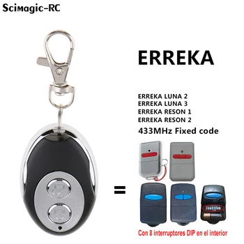 ERREKA LUNA 2 LUNA 3 Дистанционно управление на гаражни врати ERREKA RESON 1 RESON 2 Ключодържател 433,92 Mhz с Фиксиран Код