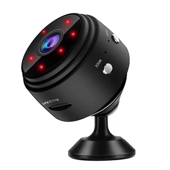 Камера A9 HD1080P, домашна сигурност, безжична WiFi, мини-камера, малка видеонаблюдение, инфрачервено нощно виждане, детекция на движение