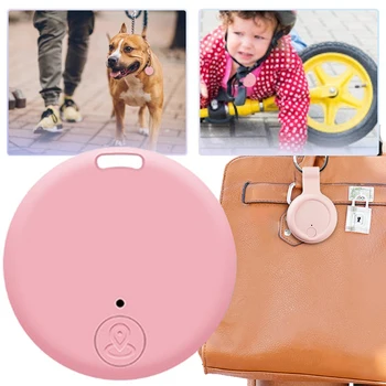 Мини-куче GPS, Bluetooth 5.0 тракер, анти-изгубено устройство, Кръгло анти-изгубено устройство, детска чанта за домашни любимци, проследяване на чантата си, умен търсещия, локатор
