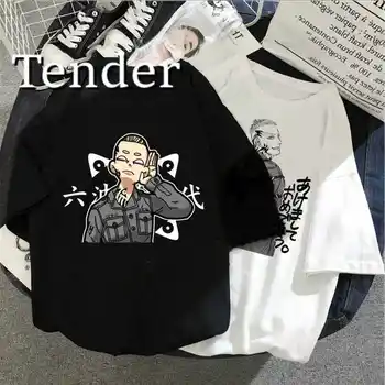 Тениска Tokyo Revengers, дамски тениски с изображение на Южния Терано, аниме-тениска, дамска лятна риза в стил хип-хоп за момичета, топ японска манга