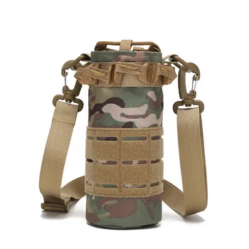 Тактически кобур за Бутилки с вода Molle, найлон градинска военна пътна чанта за чайника с пагон