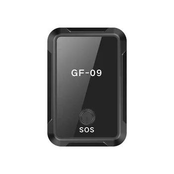 GF09 Мини GPS локатор, приложение за управление, Анти-изгубено устройство, автомобилен тракер, магнитен записващо устройство за проследяване на местоположението на автомобила / машина / човек, авто тракер