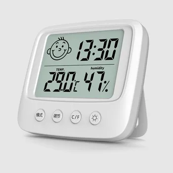 Мини-термометър за стая, LCD дигитален стаен влагомер, сензор за влажност на въздуха, стаен термометър, инструменти за измерване на температурата на