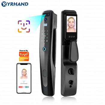 Популярният в САЩ 3D-recognizer лица Д-умен отпечатък от пръст без ключ водоустойчив домашна сигурност на Hristo wifi smart lock