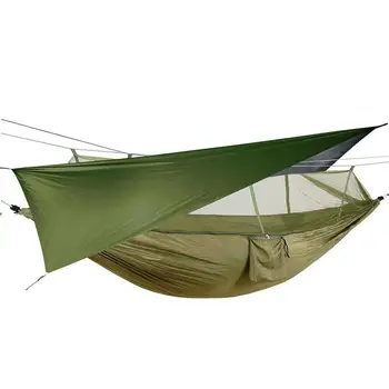 Лек преносим хамак за къмпинг И брезент за палатки, брезент от дъжд, водоустойчив mosquito net, тента за хамак, 210 Т найлон Хамаци