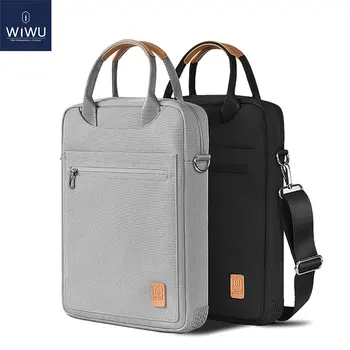 WiWU Чанта за преносим компютър MacBook Pro 13 A2338 2022 M2 M1 Водоустойчива чанта през рамо за iPad Pro 12,9 Чанта за носене на MacBook Air 13,6 M2