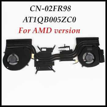Висококачествен CN-02FR98 За Dell Alienware 17 R4 AMD CPU вентилатора за Охлаждане на Системата AT1QB005ZC0 2FR98 Нов Радиатор