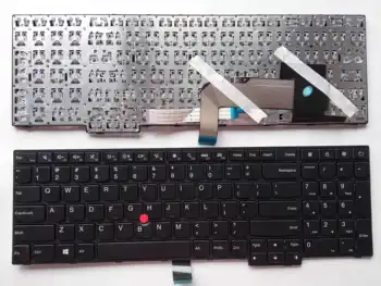 Нова Американо-английски За IBM Thinkpad E550 E550C E555 E560 E565 NoBacklight Черен С Клавиатура за лаптоп Point Stick
