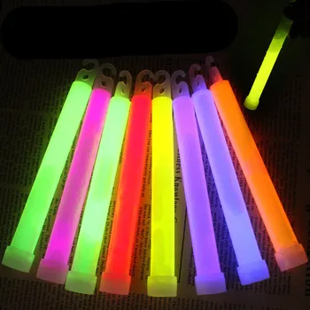 2 бр., цветни светещ пръчка, химически светещи пръчки, аварийно украса за къмпинг, принадлежности за клубове за танци, флуоресцентно играчка