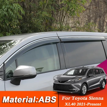 4 бр. Прозорци на Автомобили, Тенти, Козирка, за Защита От Дъжд И Слънце За Toyota Sienna XL40 2021-Присъстват Външни Аксесоари
