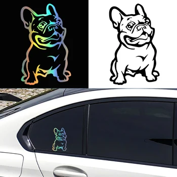 1бр C6-0958 8x13 см Стикер за автомобил с кучето френски булдог, трайни самозалепващи етикети за домашни ЛЮБИМЦИ, стилно узорное украса