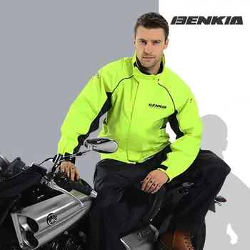 BENKIA, наметало за езда на мотоциклет, костюм с намаляване на локомотив, нощен светоотражающая водоустойчив ветрозащитная яке и панталон Four Seasons