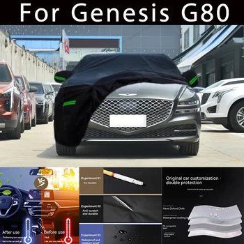 За Genesis G80 Външна защита на Пълни автомобилни седалките Снежна покривка козирка Водоустойчив прахозащитен външни автомобилни аксесоари