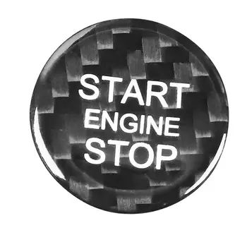 Бутон за пускане и спиране на двигателя на автомобила, апликации на капака на ключа, осъвременяване на външния вид на Audi аксесоари