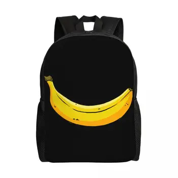 Dolce Banana Раница за жени, мъже, училищен, студентски, чанта за книги, подходящи за 15-инчов лаптоп чанти